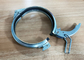 Non Rusting 250mm Quick Release Pipe Clip Duct Hose Clamp With PVC Lining
