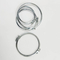 Industrial 80mm-630mm Stainless Steel Duct Clamps Single Bolt Pipe Clamp Antirust