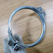 Heavy Duty Pipe Clamps Modular Pipework Systems Connect Pull Ring For Industrial Tube