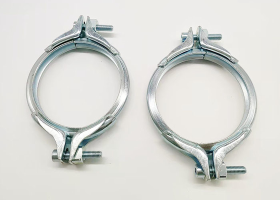 Heavy Duty Galvanized Steel Pipe Clamps With Silicone/EPDM Sealing Ring