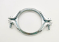 Heavy Duty Galvanized Steel Pipe Clamps With Silicone/EPDM Sealing Ring