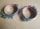 120mm 125mm Round Duct Pipe Quick Release Clamp With Gasket
