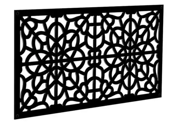 Colour Anodize Laser Cut Metal Screens For Room Divider