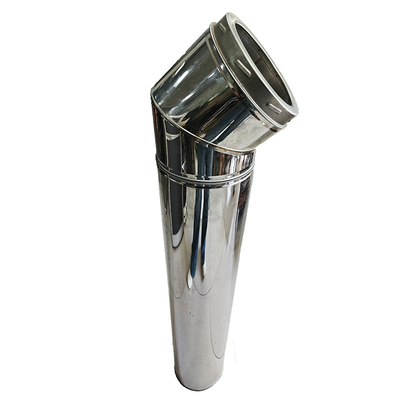 Stove Flue Double Wall Stainless Steel Chimney Pipe With Twist Lock System
