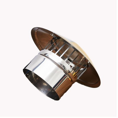 Stainless Steel Round Roof Vent Chimney Cowls 150mm For Outdoor Fireplace