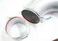 Inner Rubber Stainless Pipe Clamps Rapid Lock Mirror Polished Surface For Chemical