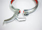 Ventilation Air Duct Heavy Duty Hose Clamps White Silver Seamless Connection