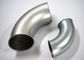 Custom Metal Dust Collection Pipe , Multi Degree Elbow Dust Collection Fittings