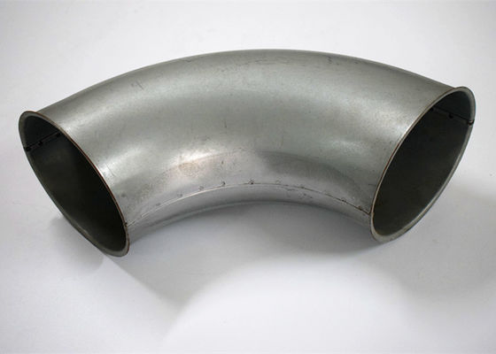 Silver White Dust Extraction Pipe 60 Degree