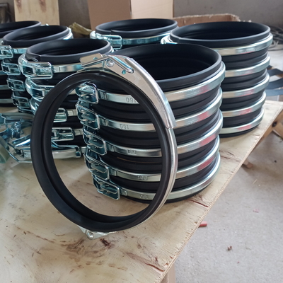 Galvanized Stainless Clips Dust Collection System Rapid Lock Pull Ring Duct Clamp
