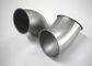Circular Dust Extraction Pipe Fittings Metal Flanged Welded Bend Standard Size