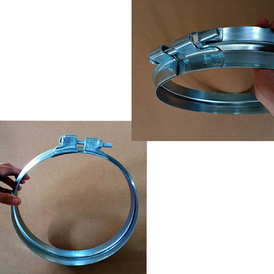 WDs Wide Pipe Clamps / Wide Ring Clamps Carbon Steel Zinc Plated