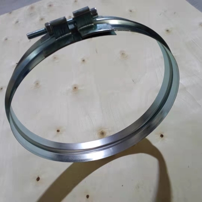 Havc Duct System Spiral Duct Clamp Rapid Lock Carbon Steel Wide Ring Clamps