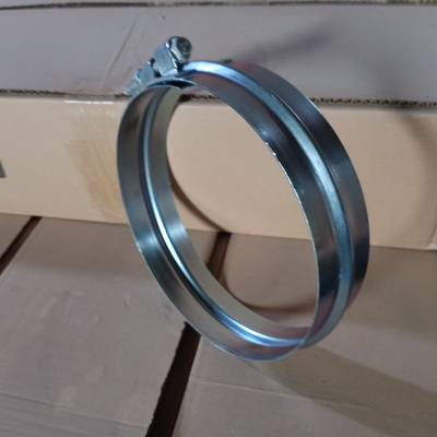 Havc Duct System Spiral Duct Clamp Rapid Lock Carbon Steel Wide Ring Clamps