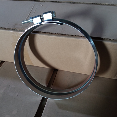 Havc Duct System Spiral Duct Clamp Rapid Lock Carbon Steel Wide Ring Clamps