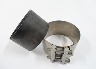 Stainless Steel Type C - S Clip Drive Industrial Pipe Clamps , DIN 2 to 15 Inch Industrial Pipe Clamps