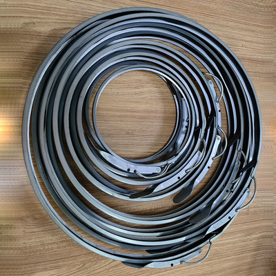5 Inch ID Galvanized Duct Roll Clamp Quick Release Pipe Clamp Galvanized Steel