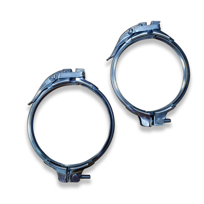 4 Inch Galvanized Flange Pipe Clamps For Normal Temperature