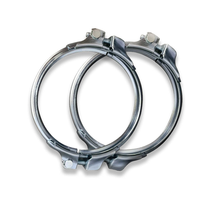 Heavy Duty 2.0mm Galvanized Pipe Clamps Ventilation Release Quick  Ducting Metal Clamps