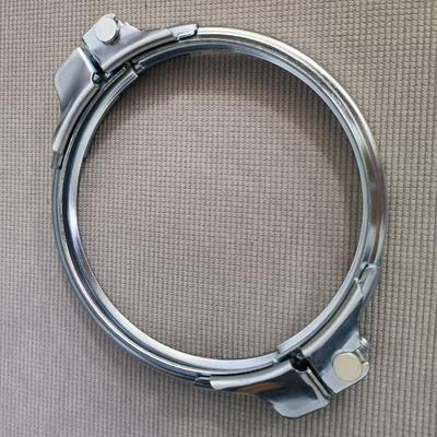2.0mm Thinckness Heavy Duty Galvanized Or Stainles Steel 304 Pipe Clamps With Sealing Rings