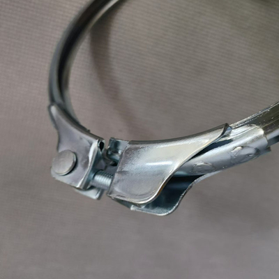2.0mm Thinckness Heavy Duty Galvanized Or Stainles Steel 304 Pipe Clamps With Sealing Rings