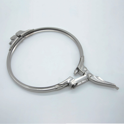 SUS304 Quick Release Heavy Duty Steel Pipe Clamps With Gasket