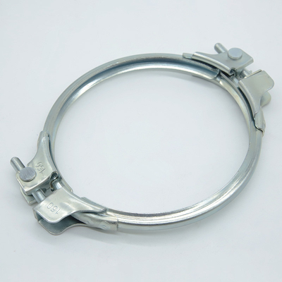 Petroleum Heavy Duty Pipe Clamps Carbon Steel Material 2.0mm Thickness