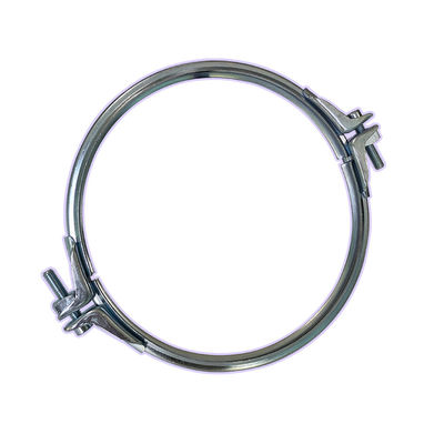 Heavy Duty Pipe Clamps with Adjustable Gasket Thickness and Two-Piece Structure for Dust Collection Systems in SUS304