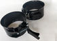 Black Heavy Duty Steel Pipe Clamps / Pipe Connector Clamp Round Shape