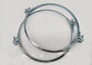Carbon Steel 300mm Galvanized Pipe Clamp Quick Pull Ring