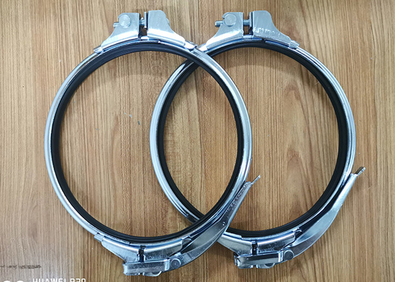 300mm Heavy Duty Tube Clamp Quick Connect Pull Ring