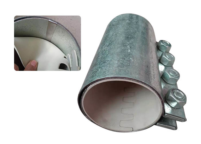 4 Inch Morris Steel Pipe Coupling Heavy With Nitrile Rubber Or Silicone ...