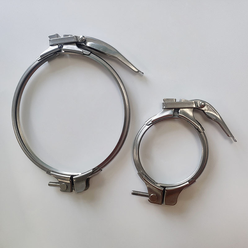 304 Stainless Steel Sealed Heavy Duty Pipe Clamps Quick Connection Pipe ...