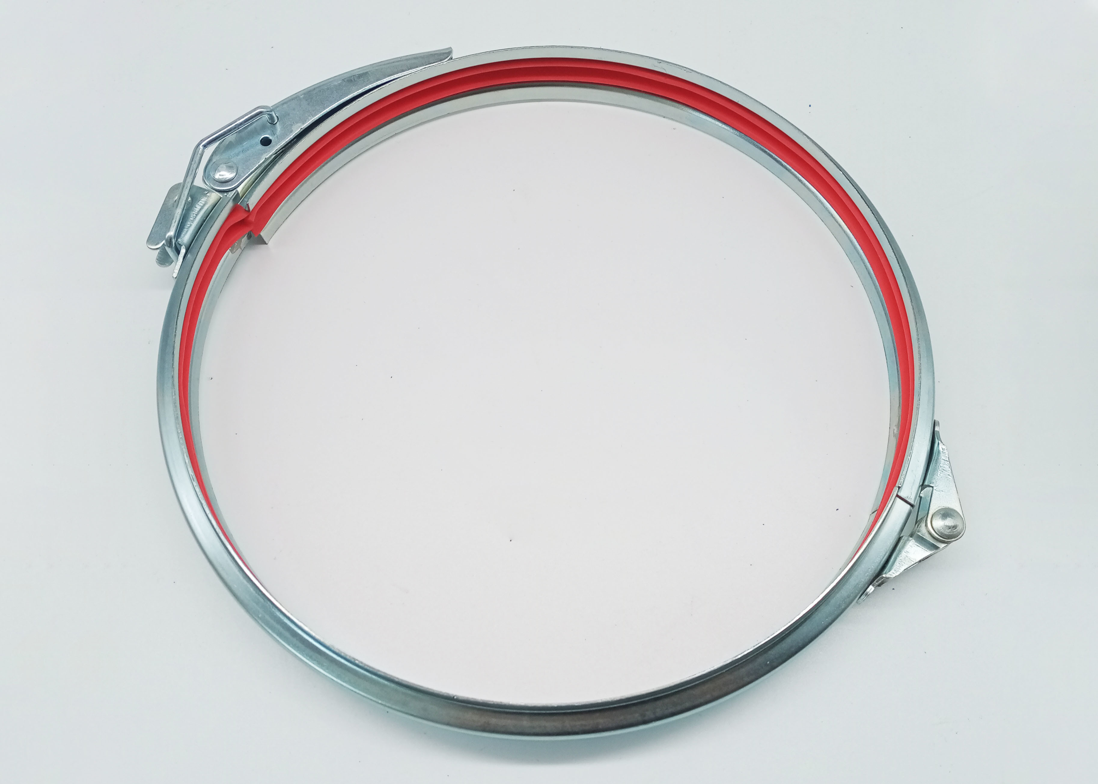 Rapid Lock Ring 6 Inch Galvanised Pipe Clamps With Epdm Seal Ring