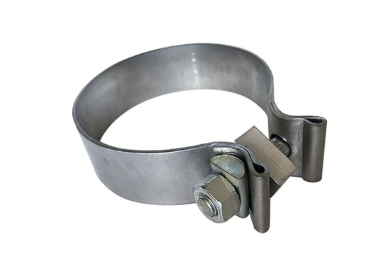 Multiple Specifications Auto Spare Parts Zinc Plated Exhaust Muffler Clamps With Bolt