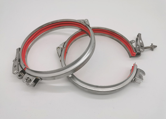 Stainless Steel 304 Quick Connect Pipe Clamp With Gasket Quick Lock