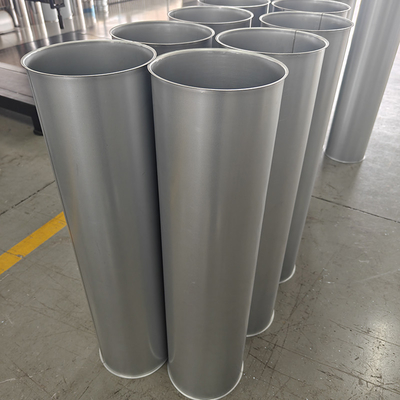 80mm - 300mm Dust Collection Pipe Galvanized Tube Flanged End Straight Round Duct