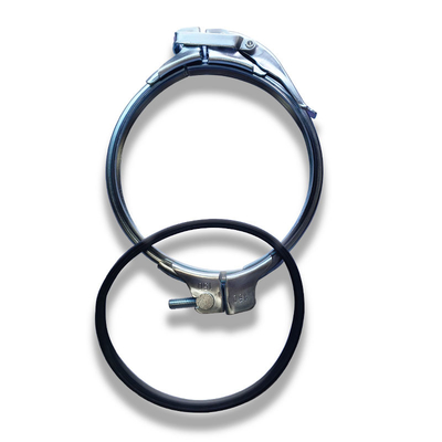 Galvanized Sheet Quick Release Spiral Duct Clamp for Ventilation Systems