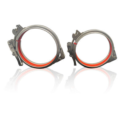Quick Release Rapid Lock Clamp Modular Ducting Ring 304 Stainless Steel Clips
