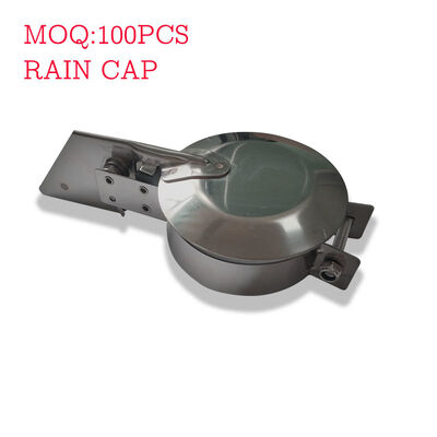 Stainless Steel 304 Muffler Caps Exhaust Auto Spare Parts 4 Inch Exhaust Rain Caps