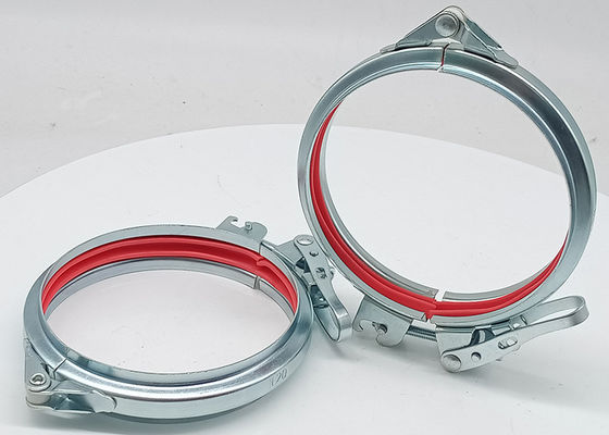 Round Ring Ventilate 140MM Airtight Galvanized Repair Clamp