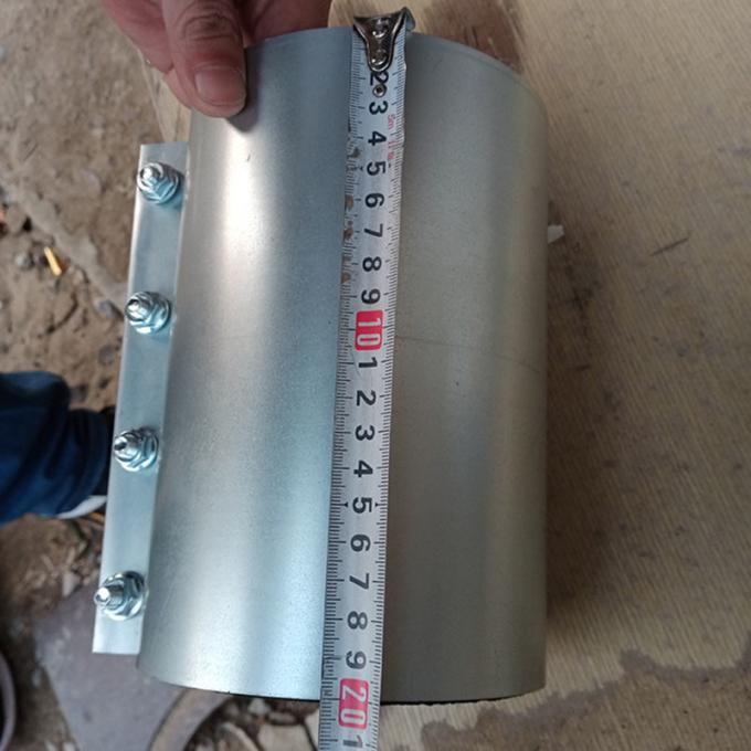 Stainless Steel Conveying Bolt Morris Pipe Couplings White Silicone Gasket